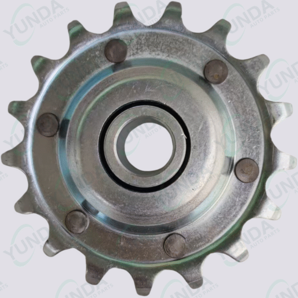 Gear with bearing Z17 - Small bushing box harvester COD: 103244 - Image 2